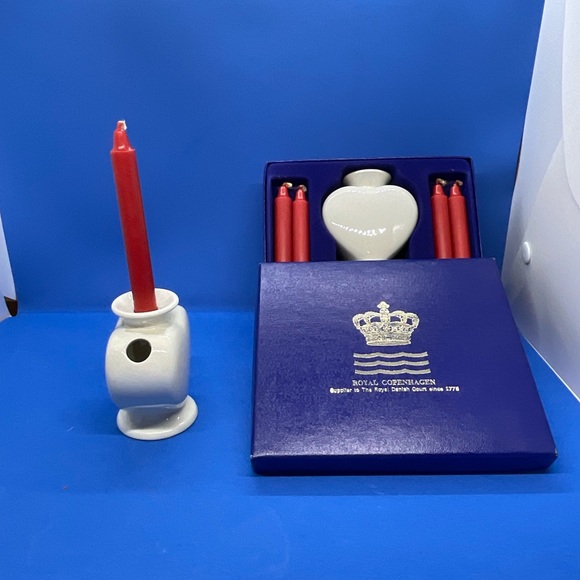 New in Box Vintage Scandinavian Small Candle Holders TWO - Picture 3 of 9